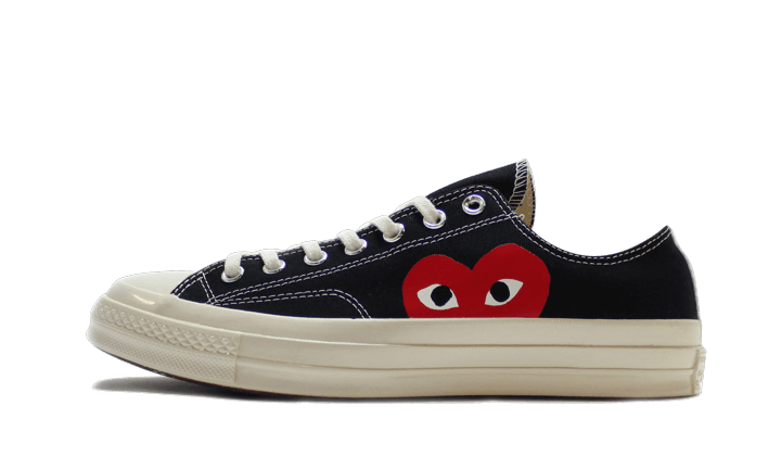 converse chuck taylor all star 70s ox comme des garcons play black graal spotter