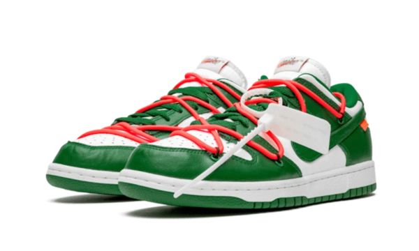 nike dunk low off white pine green graal spotter
