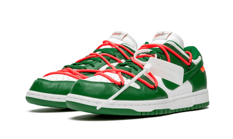 nike dunk low off white pine green graal spotter